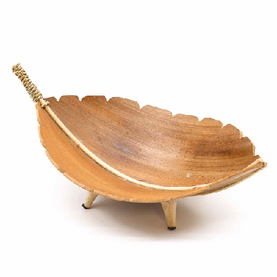 Coconut Leaf Bowls & Stands